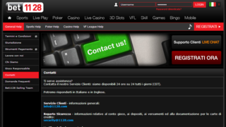 Assistenza Clienti - Informazioni su come contattare Bet1128 Servizio Clienti